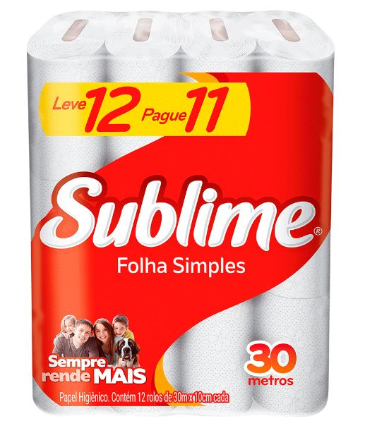 PAPEL HIG SUBLIME FS L12P11 30M