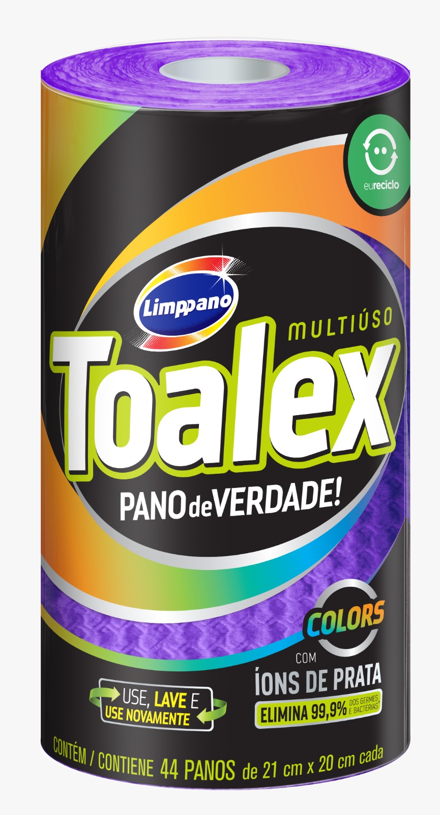 TOALEX ROLO COLORS ROXO