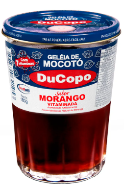 UND GELEIA DE MOCOTO MORANGO DUCOPO