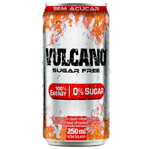 ENERGETICO VULCANO SUGAR FREE LATA