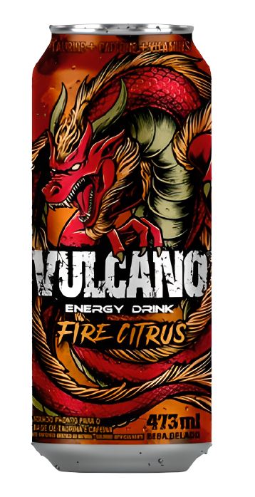 ENERG. VULCANO FIRE CITRUS LARANJA LATAO