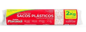 UND PARANA SACOS PLAST. PIC. 20X30CM 2KG
