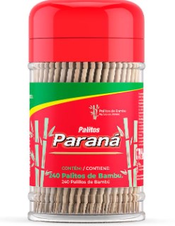 PARANA PALITOS DE DENTE BAMBU PALITEIRO