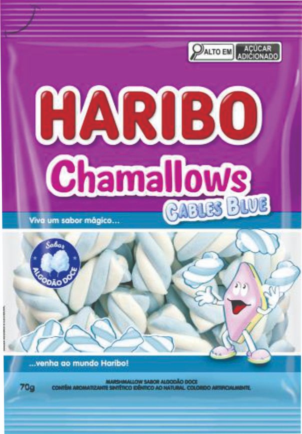 HARIBO MARSHMALLOW CABLE BLUE