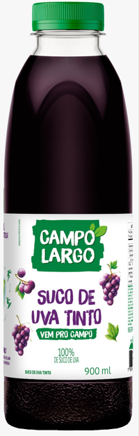 SUCO CAMPO LARGO UVA PET 6X900ML