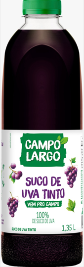 SUCO CAMPO LARGO UVA PET 6X1350ML