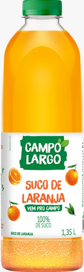 SUCO CAMPO LARGO LARANJA PET 6X1350ML