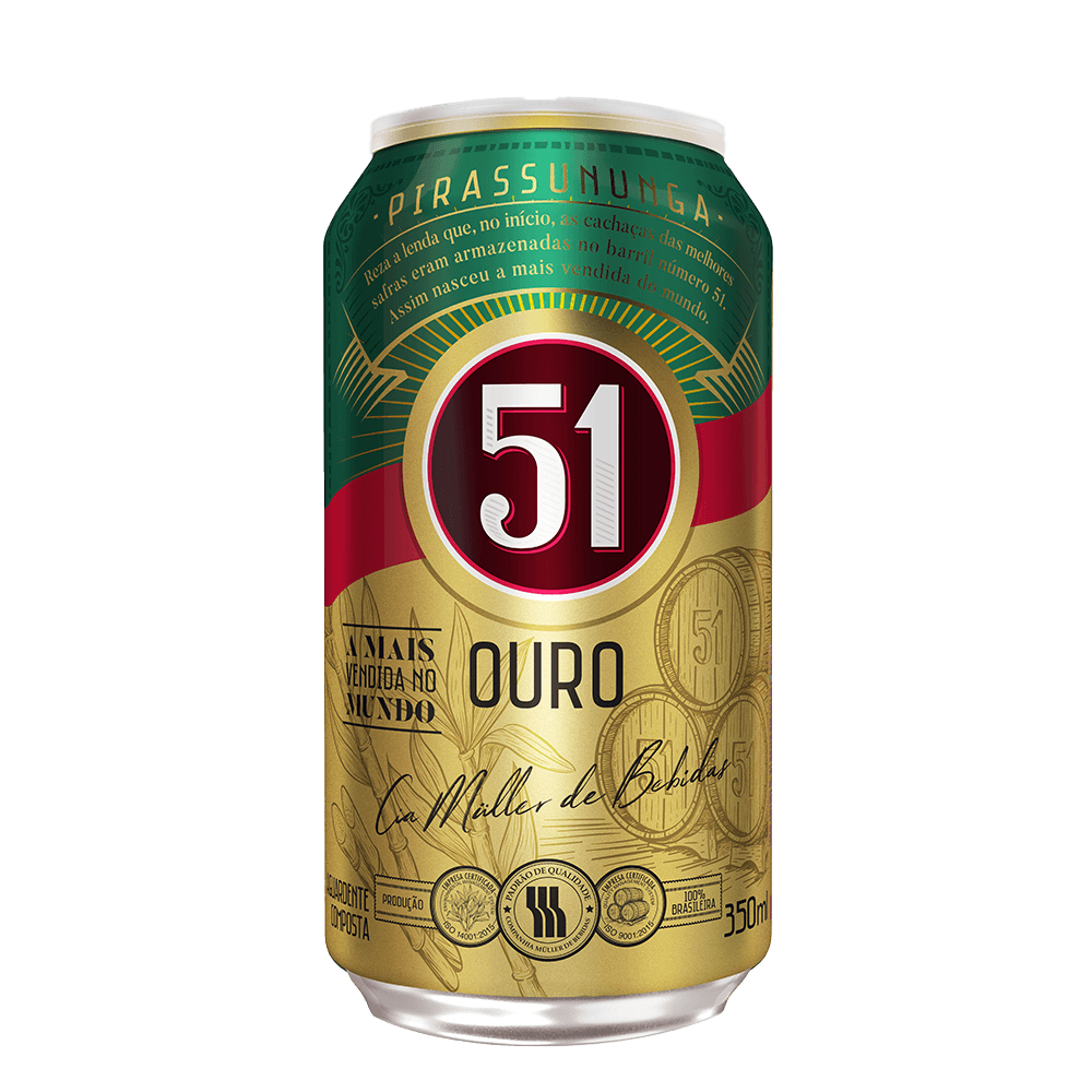 CACH 51 PIRASSUNUNGA OURO LATA