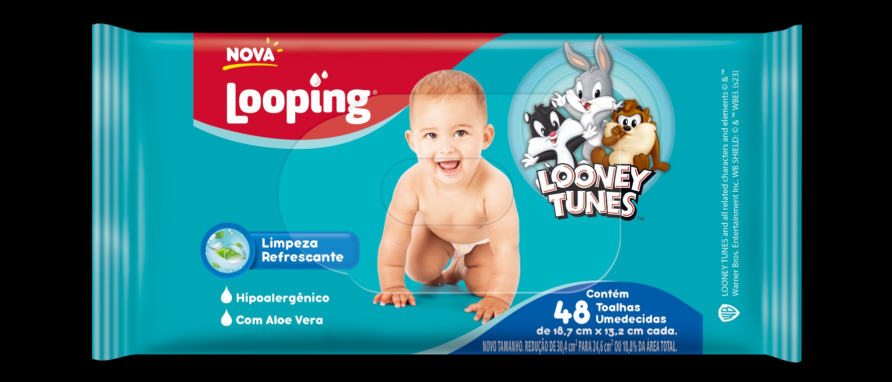UND TOALHA UMEDECIDA LOOP 96FLS