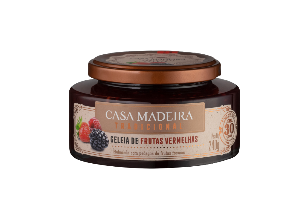 GELEIA TRADICIONAL F.VERMELHAS C/PEDAÇOS