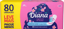 UND PROTETOR DIARIO DIANA 80UNDS