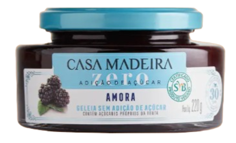 GELEIA CASA MADEIRA AMORA ZERO