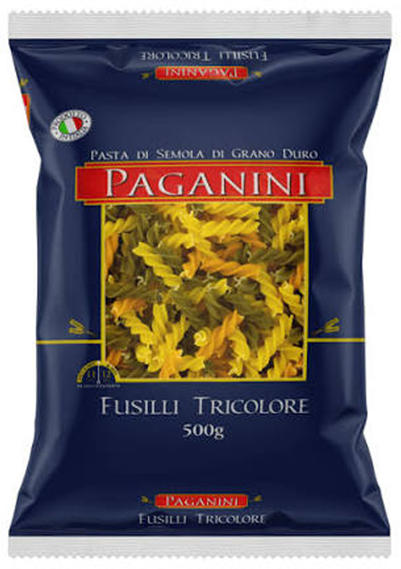 MASSA PAGANINI FUSILLI TRICOLORI