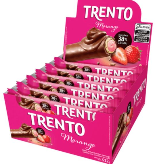 PECCIN WAFER TRENTO  MORANGO