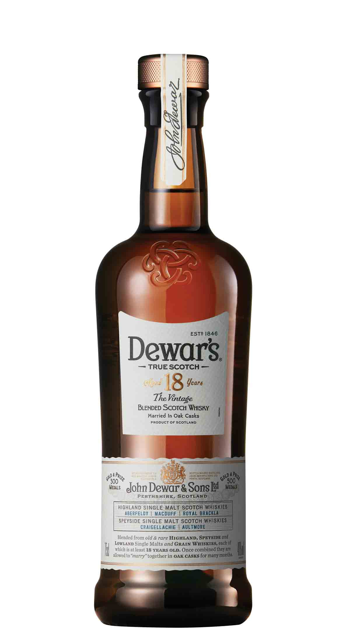 WHI ESC DEWAR'S 18 YEARS 750ML