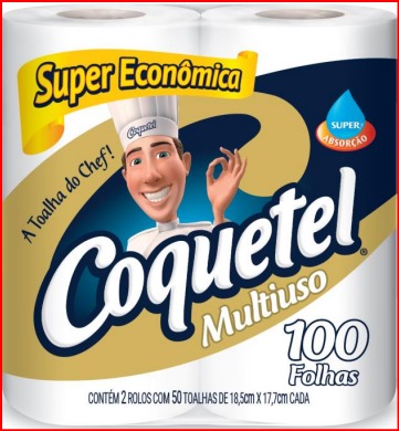PAPEL TOALHA COQUETEL FD 100FLS