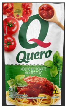 QUERO MOLHO PRONTO MANJERICAO SH 240G