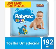 UND TOALHA UMEDECIDA BABYSEC ULTRA L4P3