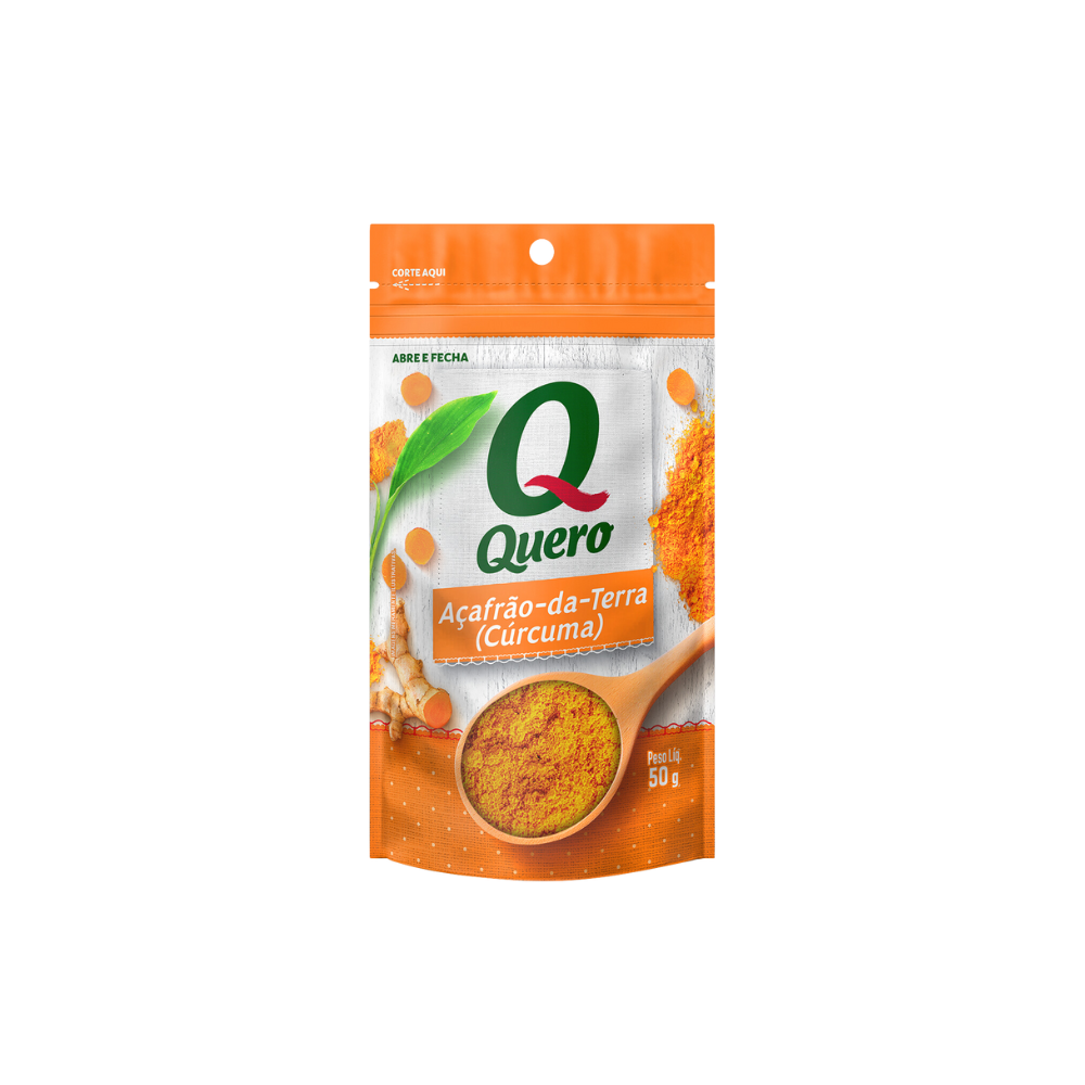 UND QUERO ACAFRAO DA TERRA (CURCUMA) 50G