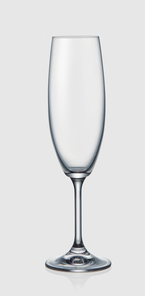 TACAS CRISTAL ROBERTA 6 PC CHAMPANHE